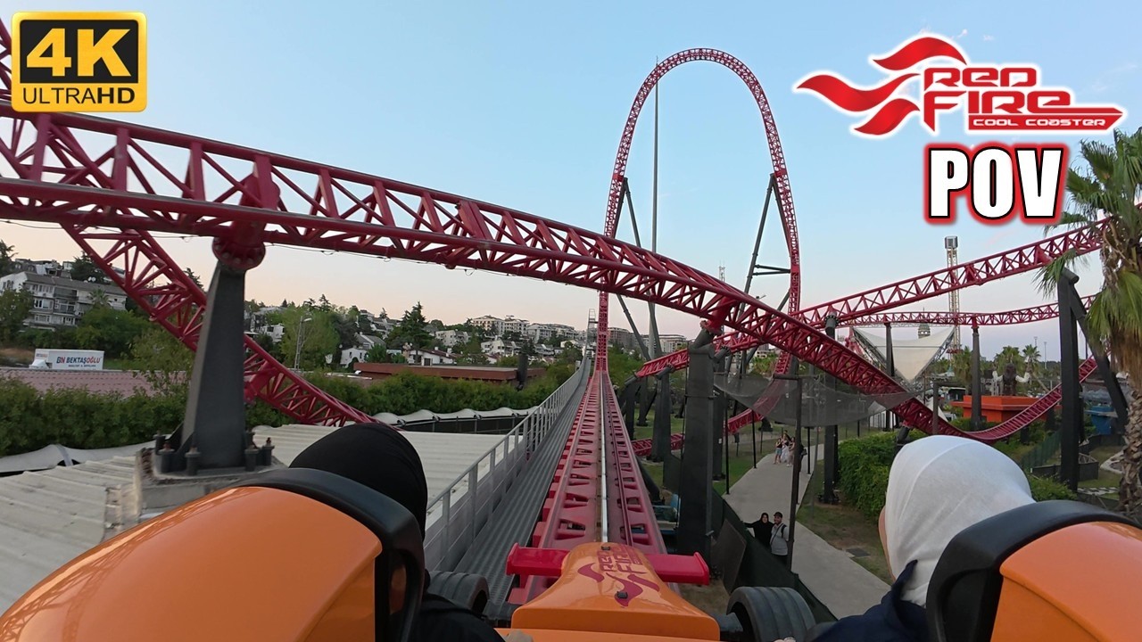 Вид от первого лица (4K 60FPS), американские горки Intamin Blitz от ViaSea | Без авторских прав