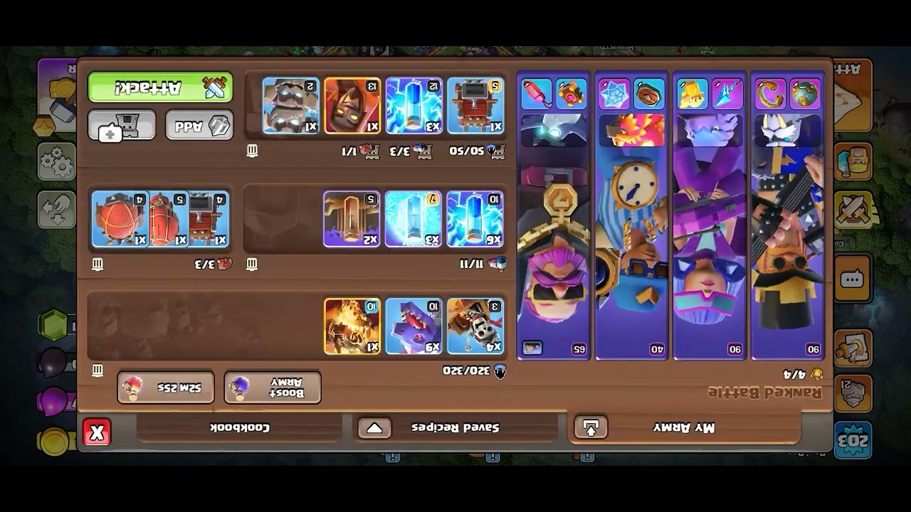 Clash of Clans Arcade Game Goleme 21 Rank Battle 3 Star #clashofclans 