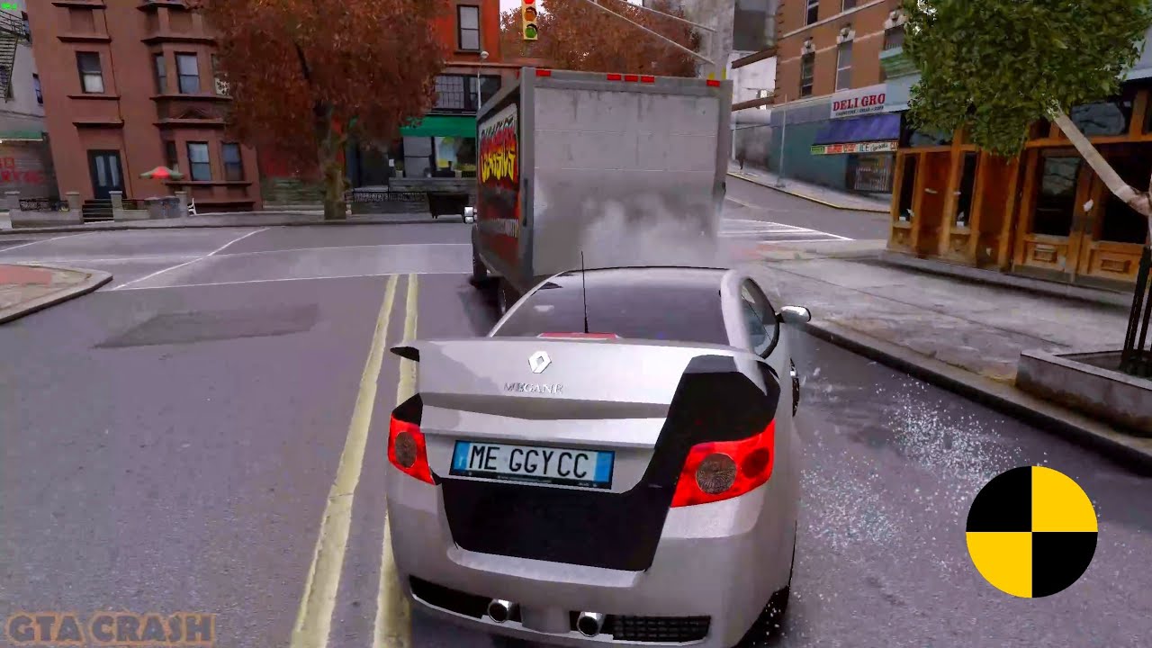 GTA 4 CRASH TESTING REAL CAR 45