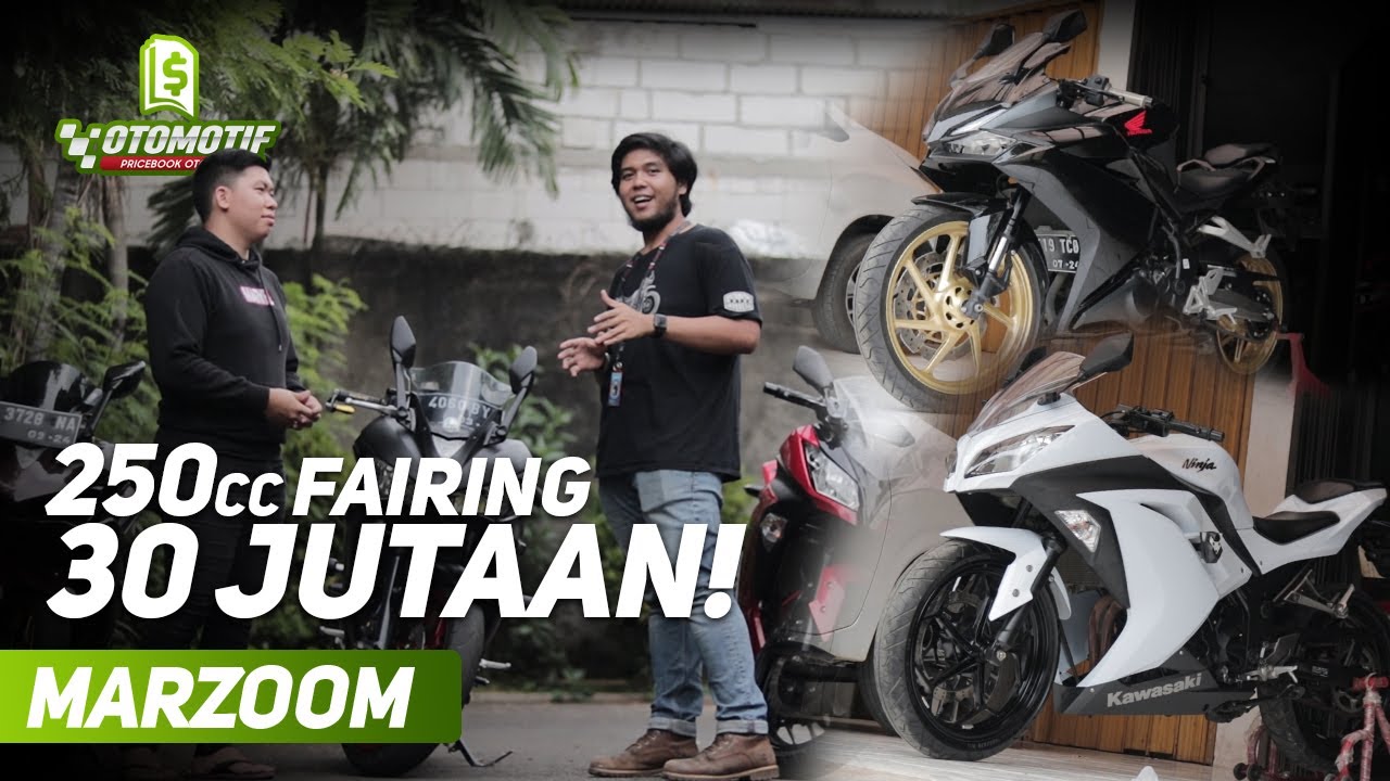 MarZoom 38: Cek Harga Motor Bekas 250CC Fairing! Nemu Ninja 250 Gak Sampe 30 Juta!