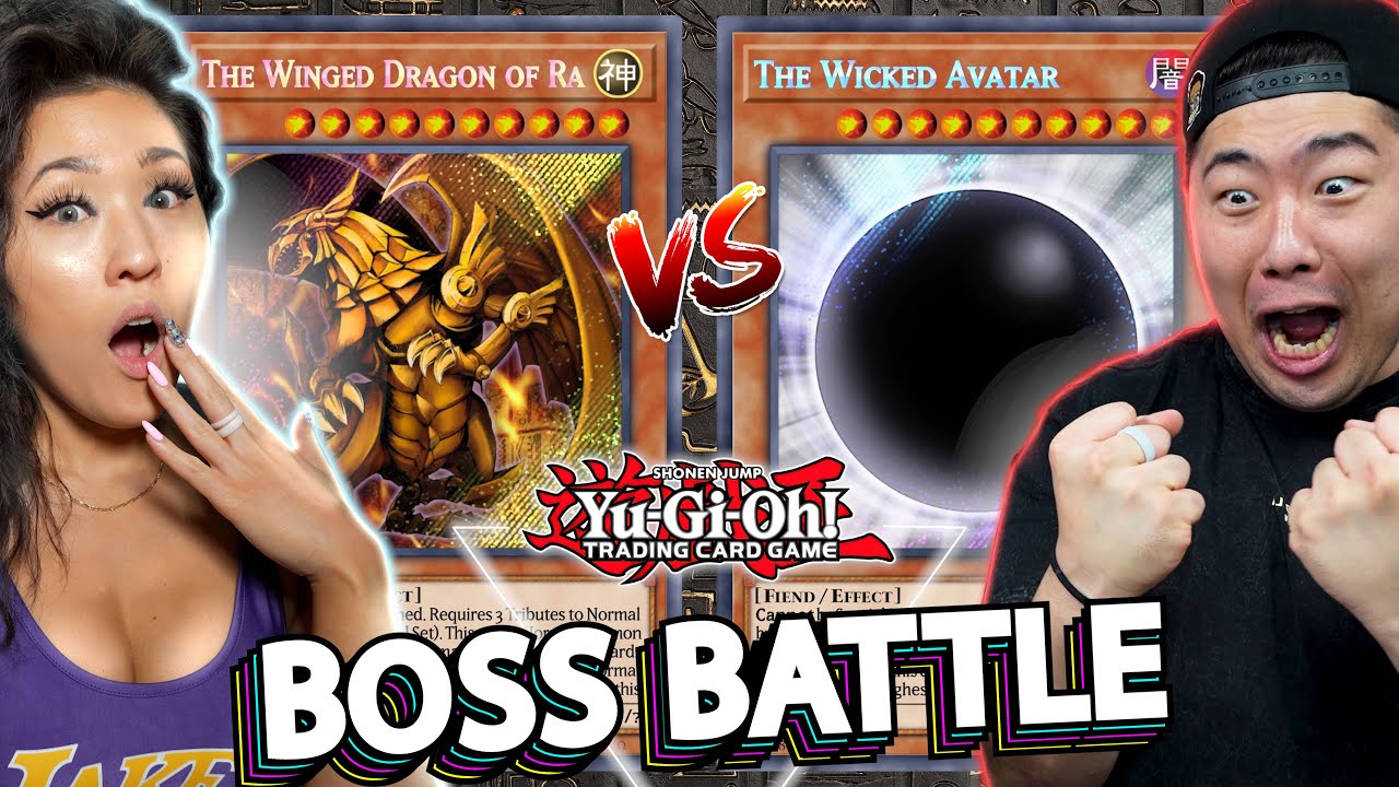 Winged Dragon of RA vs Wicked Avatar in this EPIC BOSS BATTLE in Yu-Gi-Oh Master Duel
