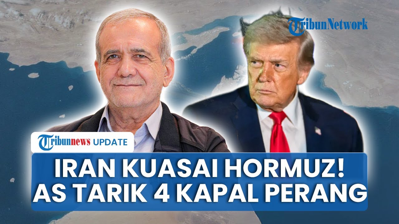 Rangkuman Iran-AS: Teheran Kuasai Selat Hormuz hingga Trump Tarik Mundur 4 Kapal Perang dari Teluk