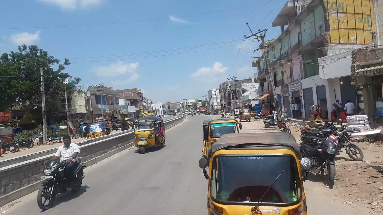 Bangarugadda Miryalaguda Road divider construction tour Telangana state