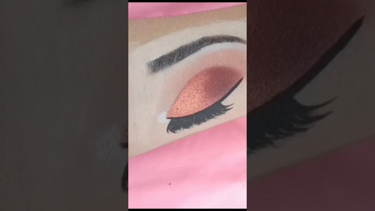 brun eye shadow tutorial hand art