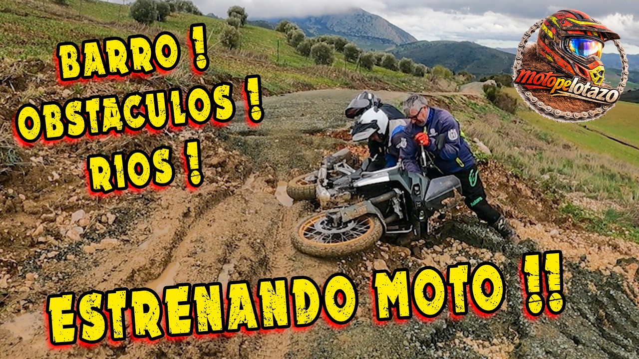 Estrenamos KOVE 800 X-PRO con barro, caidas, ríos nos paso de todo!!