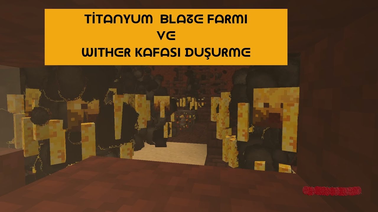 TİTANYUM BLAZE FARM YERİ VE WİTHER KAFASI KASIMI SONOYUNCU TİTANYUM SURVİVAL