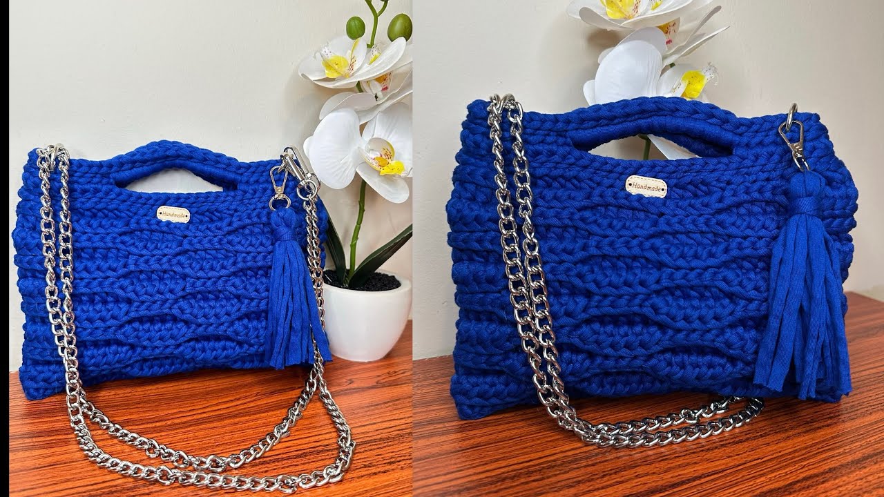 Crochet bag easy and very simple to make #crochet #handmade #diy 