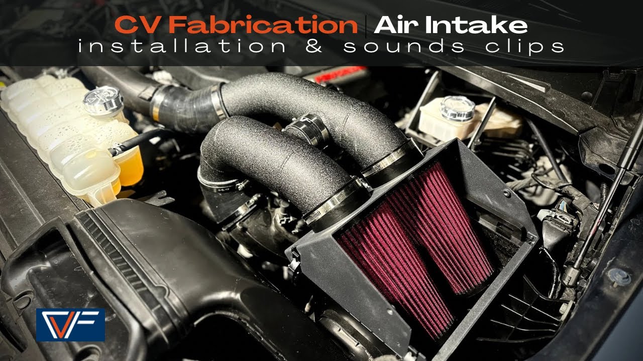 Raptor - How to install the CV Fabrication Air Intake w/ BEFORE & AFTER sound clips!!