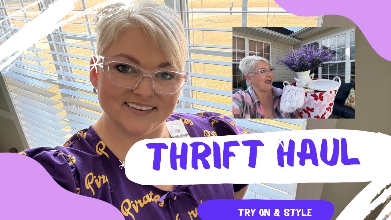 AMAZING THRIFT HAUL/ TRY ON AND WHERE I PUT IT 🎀 WATCH TIL THE END 