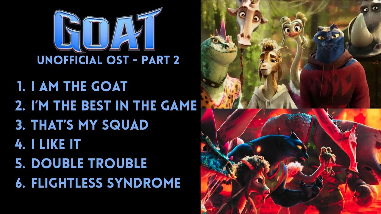 GOAT Movie Songs - PART 2 | Will, Jett, Lenny, Modo, Archie & Olivia | [unOFFICIAL Lyric MV]