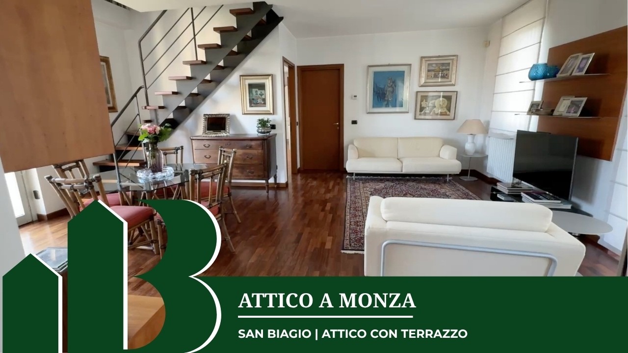 Attico con terrazzo Monza San Biagio