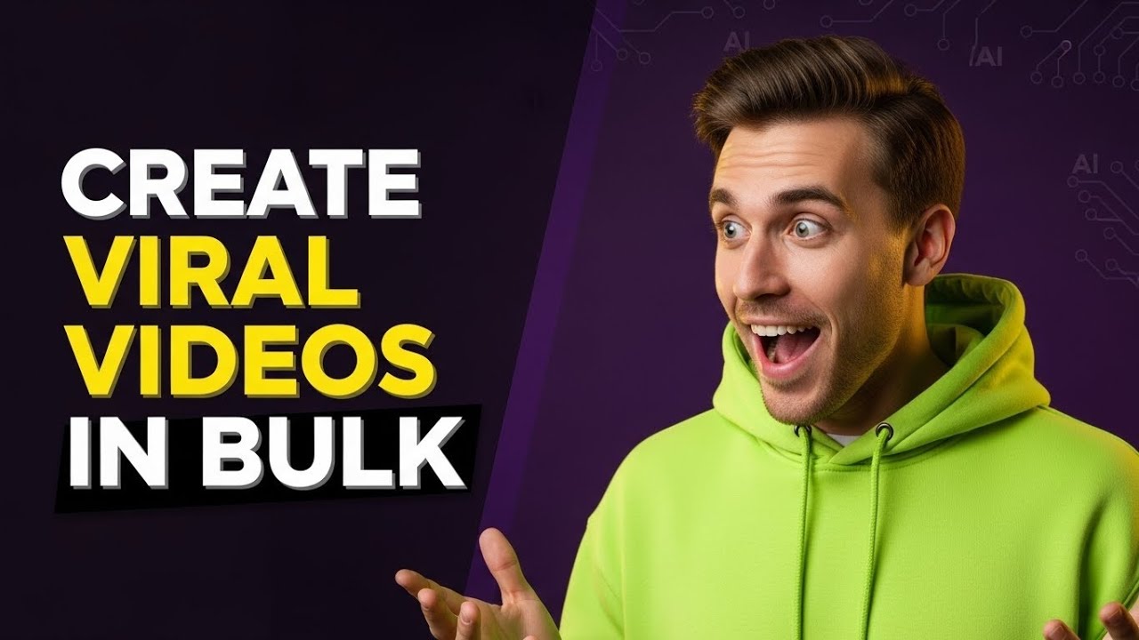 How to Create Viral Videos in Bulk with AI (No Editing, No Experience Needed)