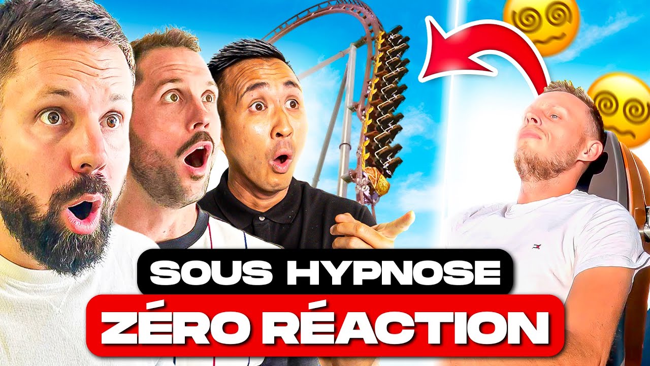 PARC ASTERIX SOUS HYPNOSE ! IL SE CROIT DANS UN MANÈGE POUR ENFANT !! ( feat @MorganVS@fredvanlong)
