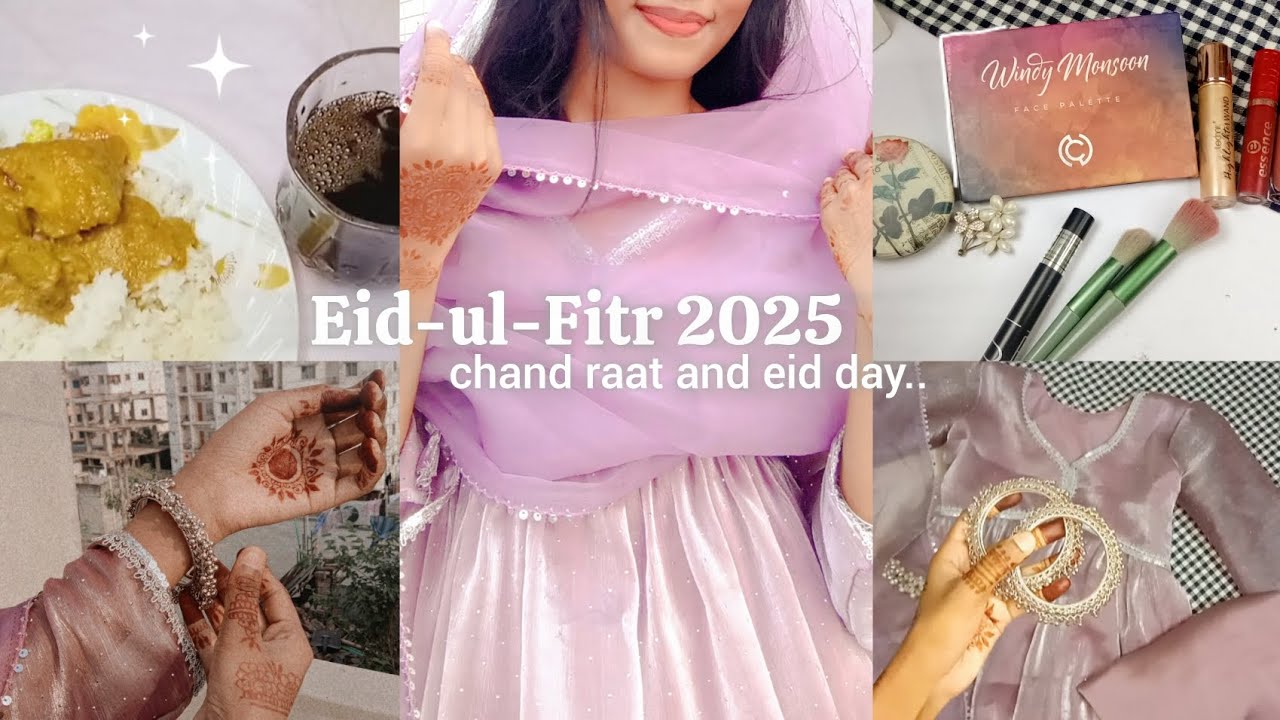 Eid special vlog 🌙🌿| Chand raat and eid day🌷..| Aesthetic vlog Bangladesh ✨