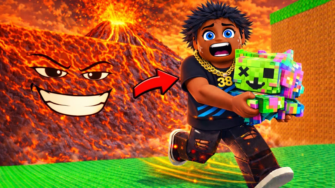 Roblox ESCAPE VOLCANO For Brainrots!