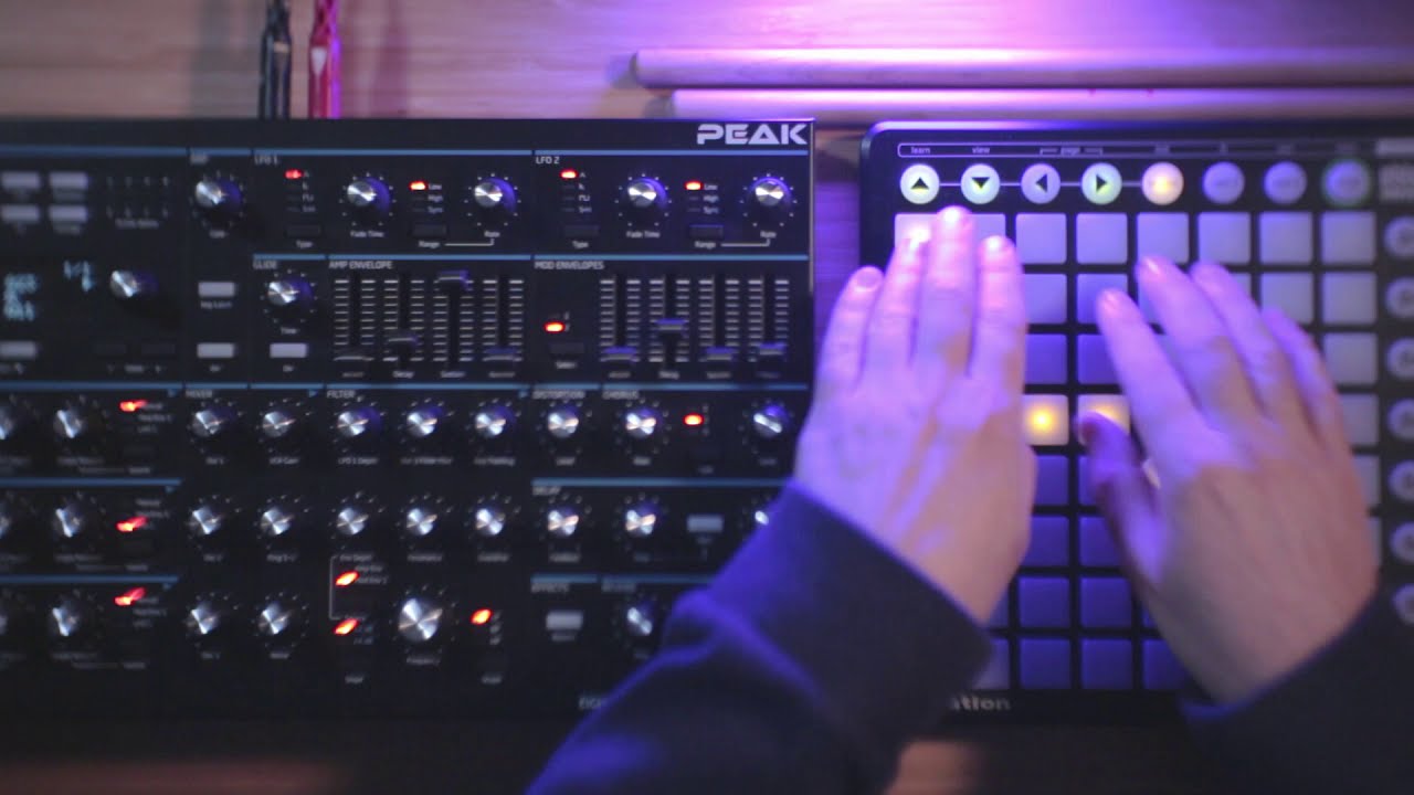 Dark House Performance ft. Novation Peak, Launchpad