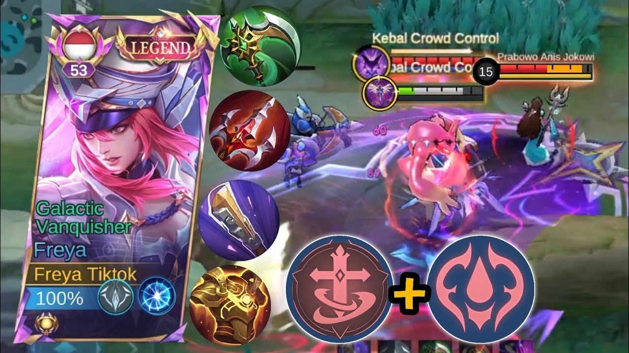 GAMEPLAY HARD GAME FREYA REVAMP VS GLOO EXP LANE!! BUILD FREYA TERSAKIT DAN TERKUAT!
