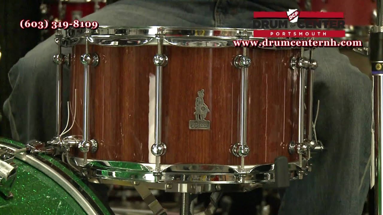 Brady Jarrah Block Snare Drum - 14x8 - Natural Gloss