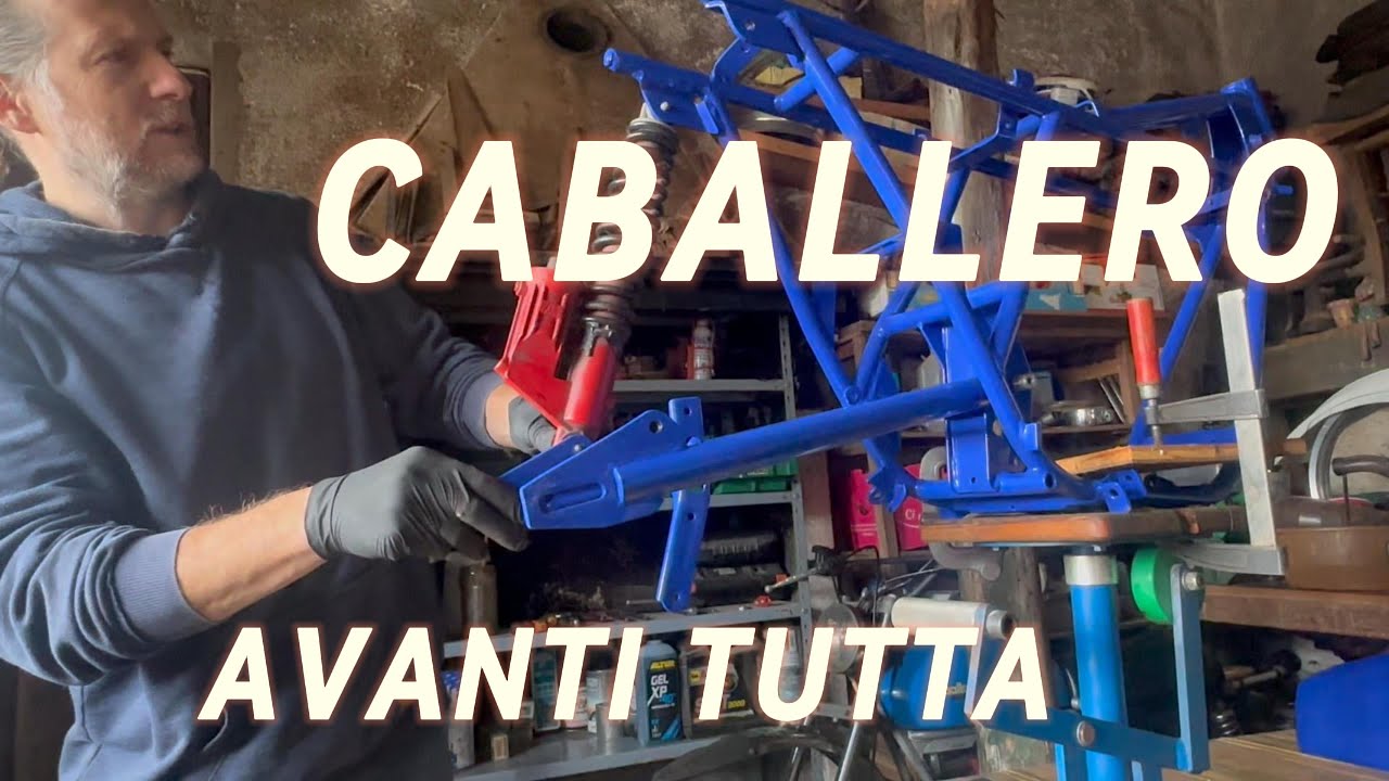 CABALLERO FANTIC MINARELLI P6 RITROVAMENTO SABBIATURA VERNICIATURA ELABORAZIONE MODIFICA MOTORE P4