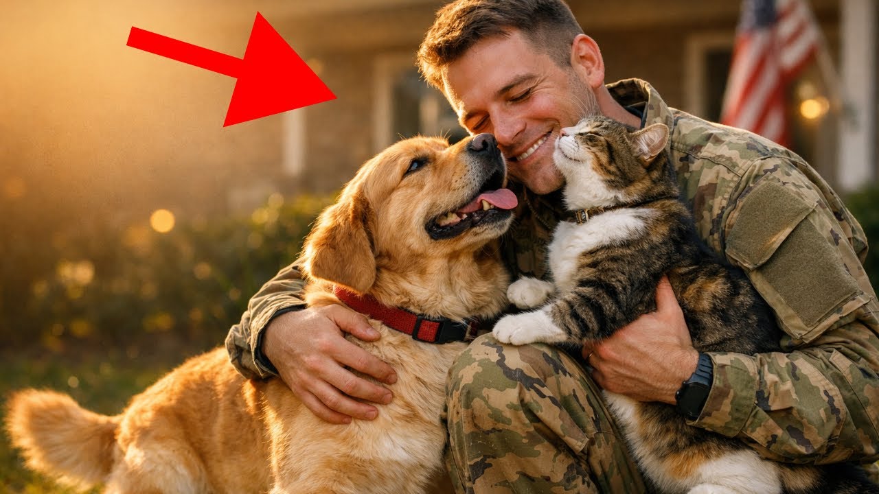 🐾 Heroes & Hearts Dogs and Cats Show Pure Love for Their Soldier Humans ❤️