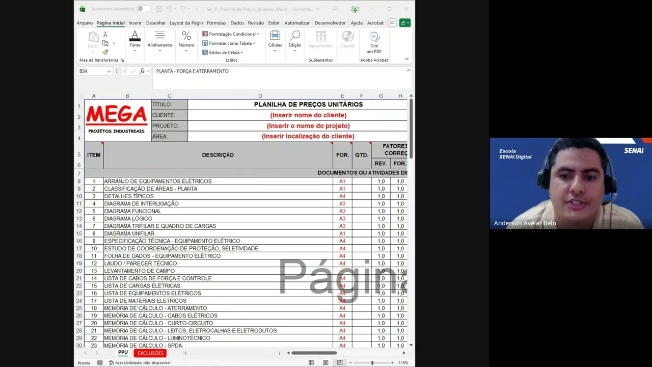 Aula 2 - Projetos Elétricos Industriais (Segunda - 13/01/2026 a 09/02/2026)