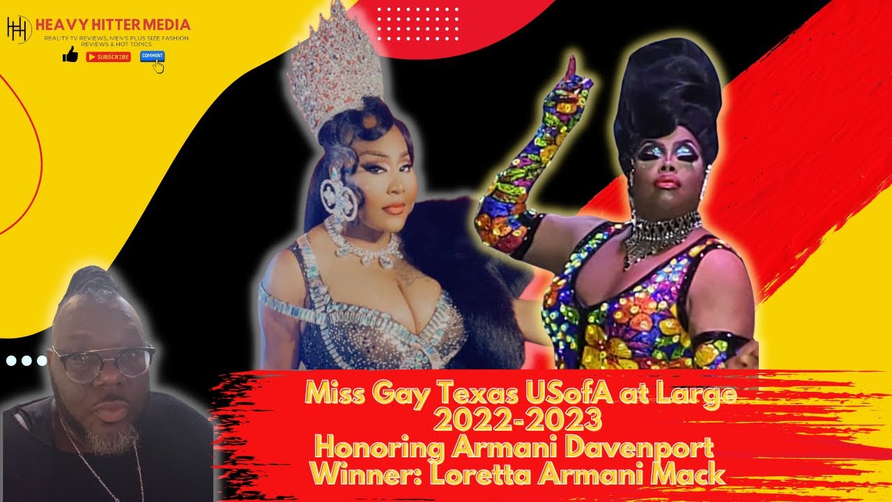 MISS GAY TEXAS USoFA @ LARGE 2022 #gayusa #lgbtqia  #pageantry Winner: Loretta Armani Mack