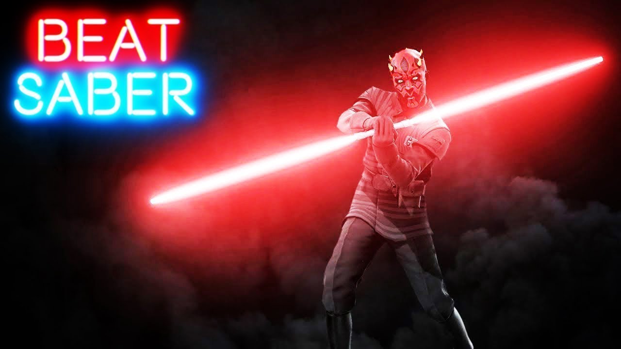 Darth Maul Style Beat Saber VR! Darkside has COOKIES! Can we get a song on EXPERT?