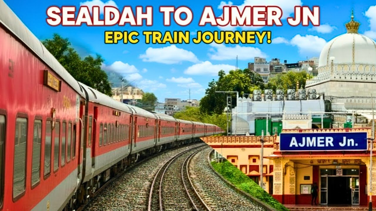 Sealdah to Ajmer Train Journey | Full Travel Experience | Sleeper/3AC Journey Experience ,Train View