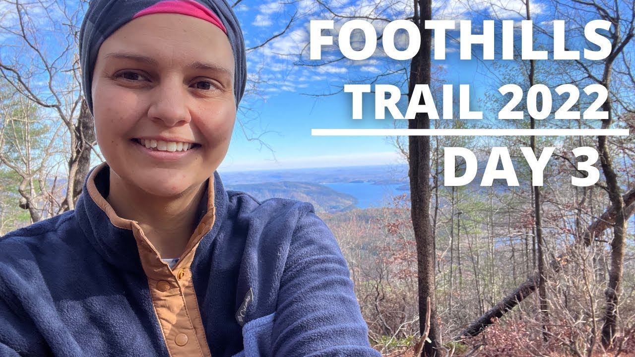 A Frozen Day on Trail | Hiking from Burrell's Ford to White Waterfalls | Foothills Trail Day 3 |2022