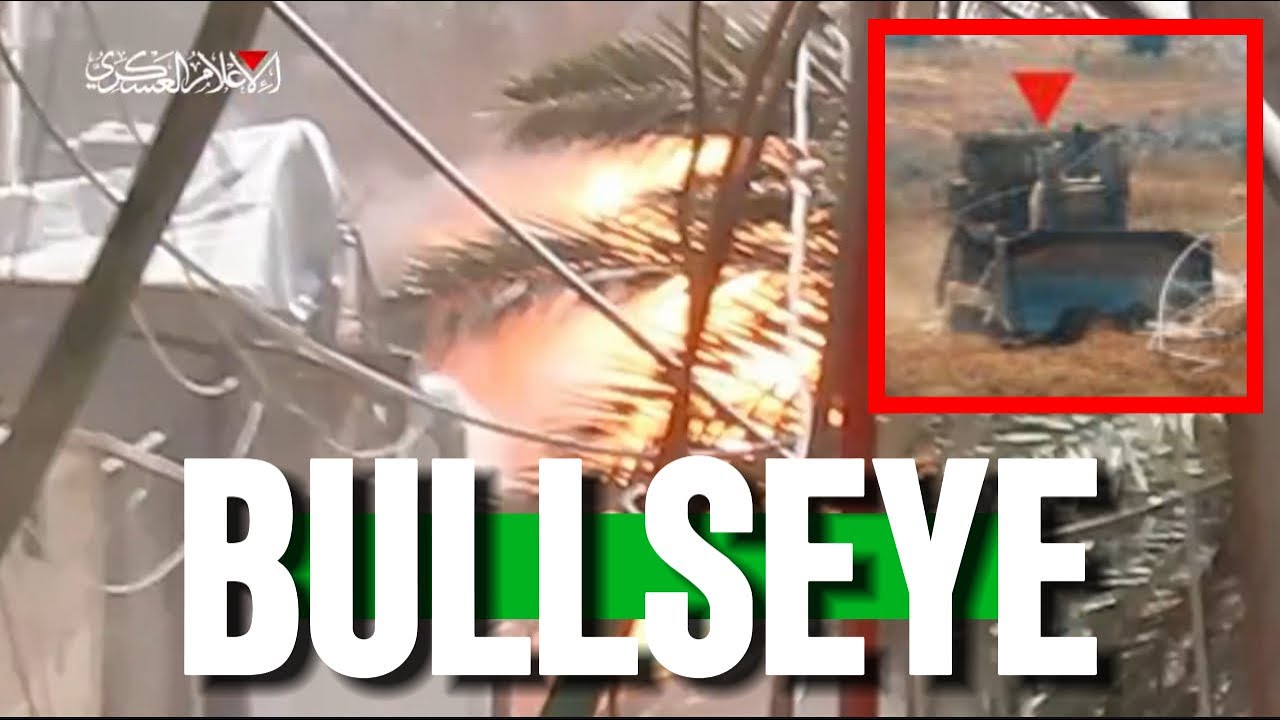 Gaza: The Palestinian Resistance TOTALLY DESTROYS Another IOF D9 In Khan Yunis