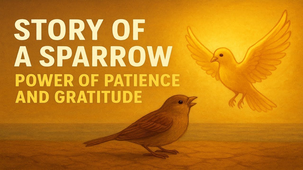 Story of a Sparrow &ndash; Power of Patience and Gratitude| Inspirational Moral Story&rdquo;