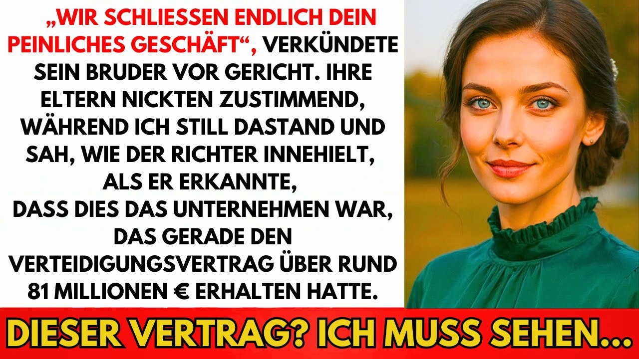 Meine Familie Zwang Mich Vor Gericht — Dann Erkannte Der Richter Den Namen Meiner Firma...