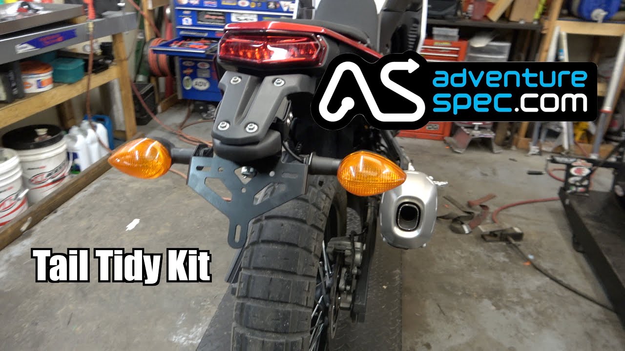 Установка комплекта для крепления хвостовой части Adventure Spec Yamaha 700 Tenere