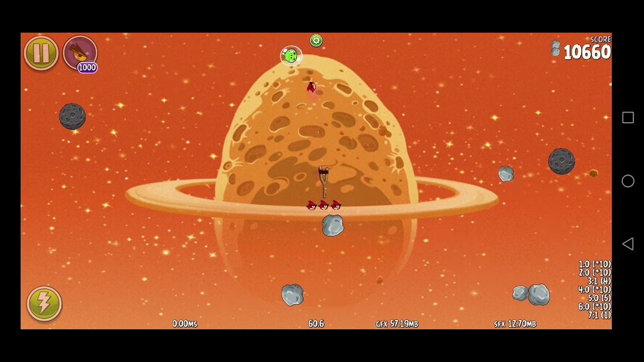 angry birds space unused levels gameplay