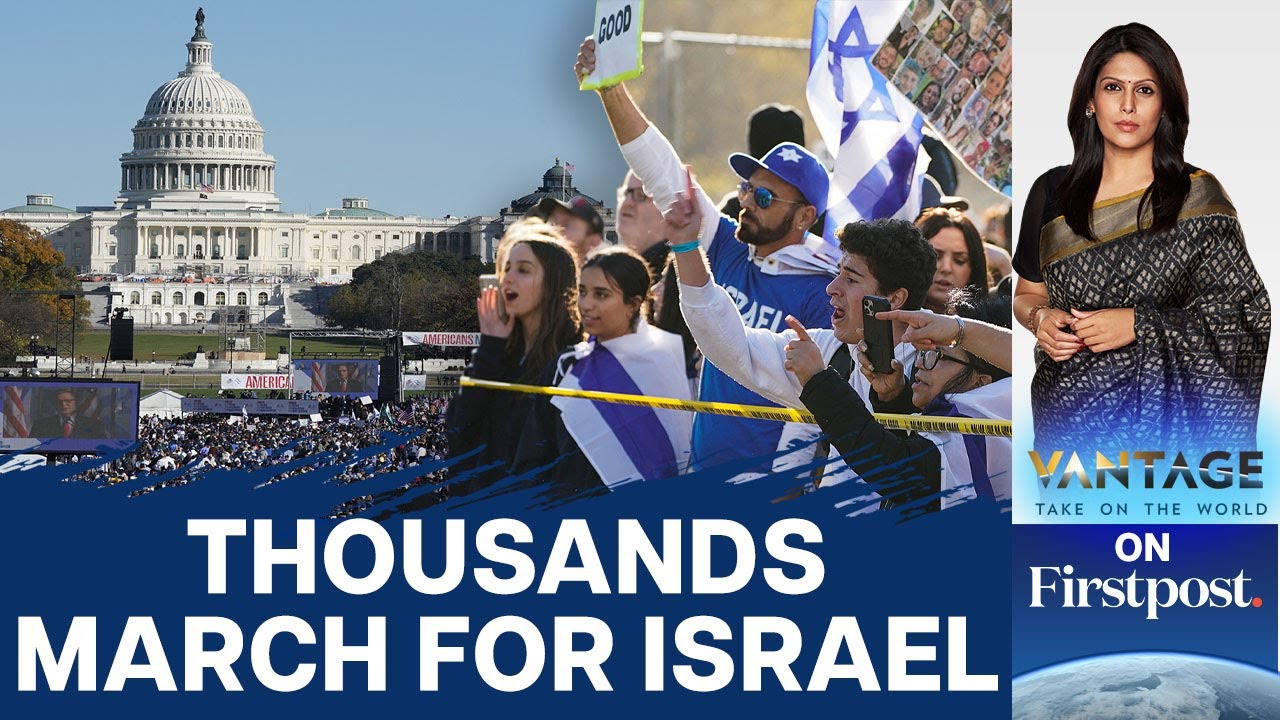 Tens of Thousands Rally in Washington to Show Support for Israel | Vantage with Palki Sharma