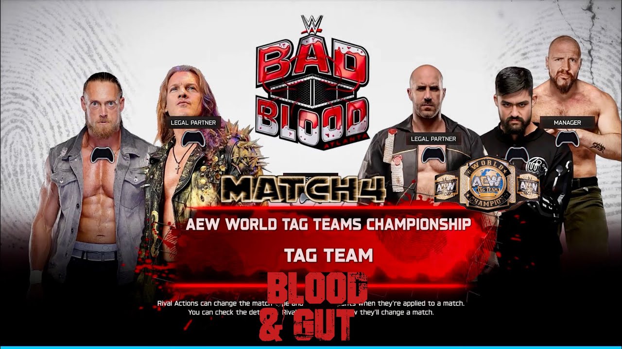 WWE2K25 UNIVERSE💭 AEW BLOOD & GUTS Nov wk2, Learning Tree vs Death Riders🏆 FULL MATCH X|S