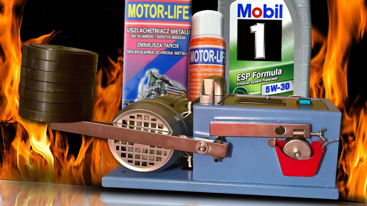 Motor-life + Mobil 1 ESP Formula 5W30 Test dodatk&oacute;w do oleju 100&deg;C Piotr Tester