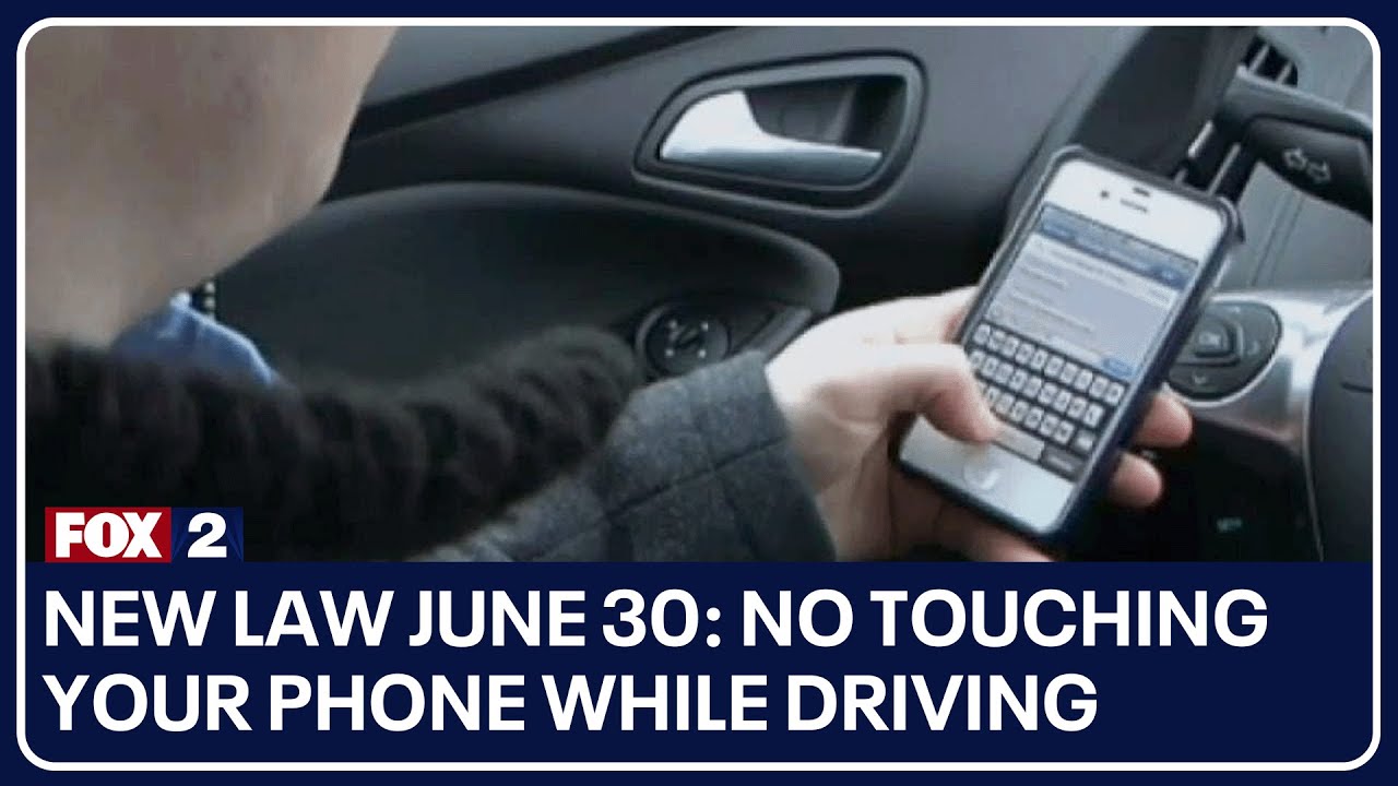 New law June 30: No touching your phone while driving
