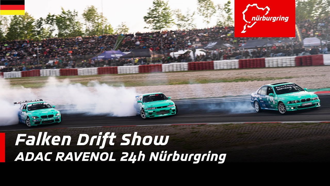 ADAC RAVENOL 24h Nürburgring | Falken Drift Show | Deutsch
