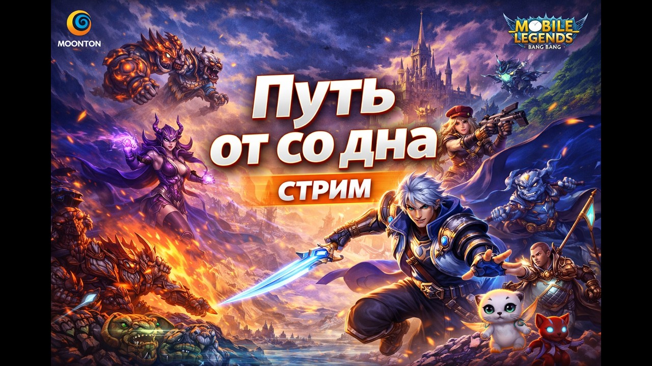 😮НУБ ИГРАЕТ В ЛЕГЕНДУ🥴АП РАНГА😎ПУТЬ НОВЕЧКА😎ДА ВЫ ШУТИТЕ? КАК В ЭТО ИГРАТЬ?😵 #mlbb  #млбб  #Finrel