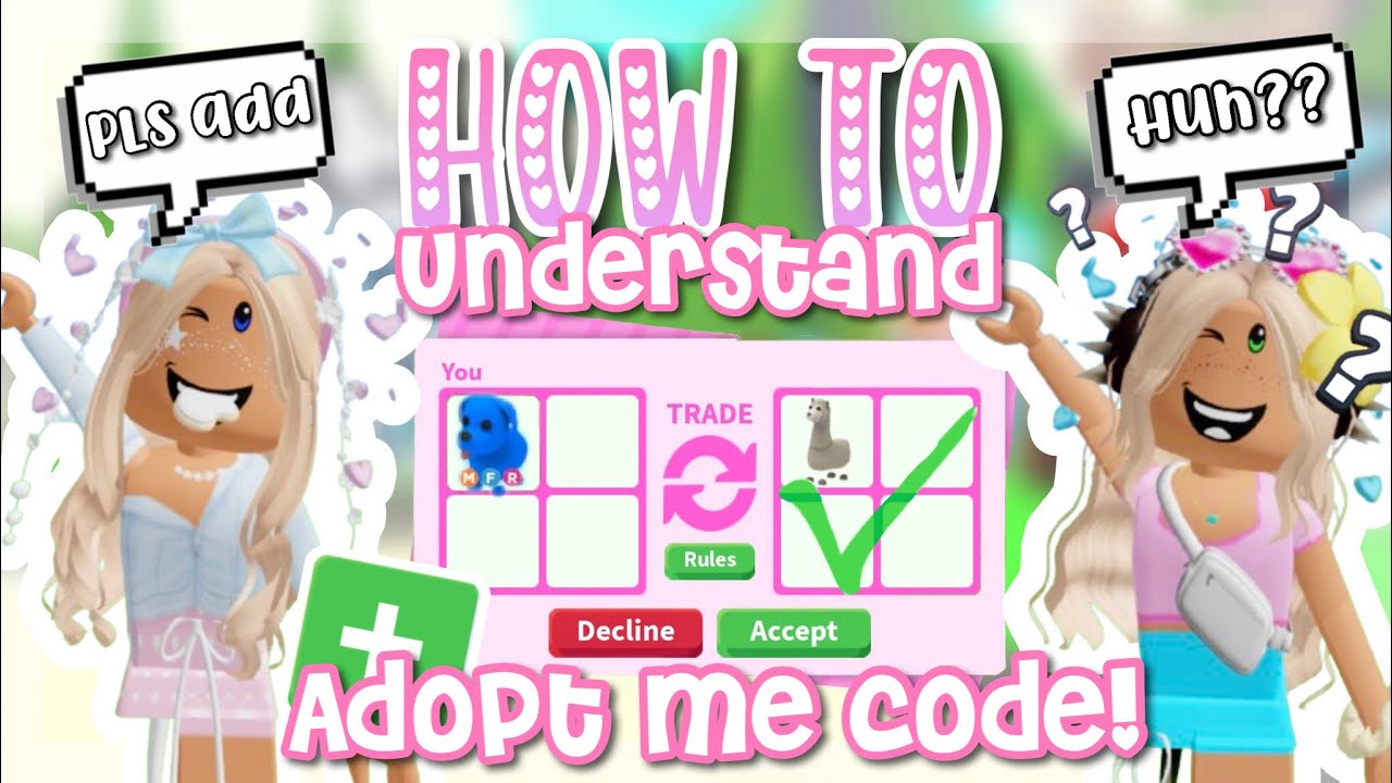 HOW TO UNDERSTAND ADOPT ME CODE! 💞 ||tayforever!||