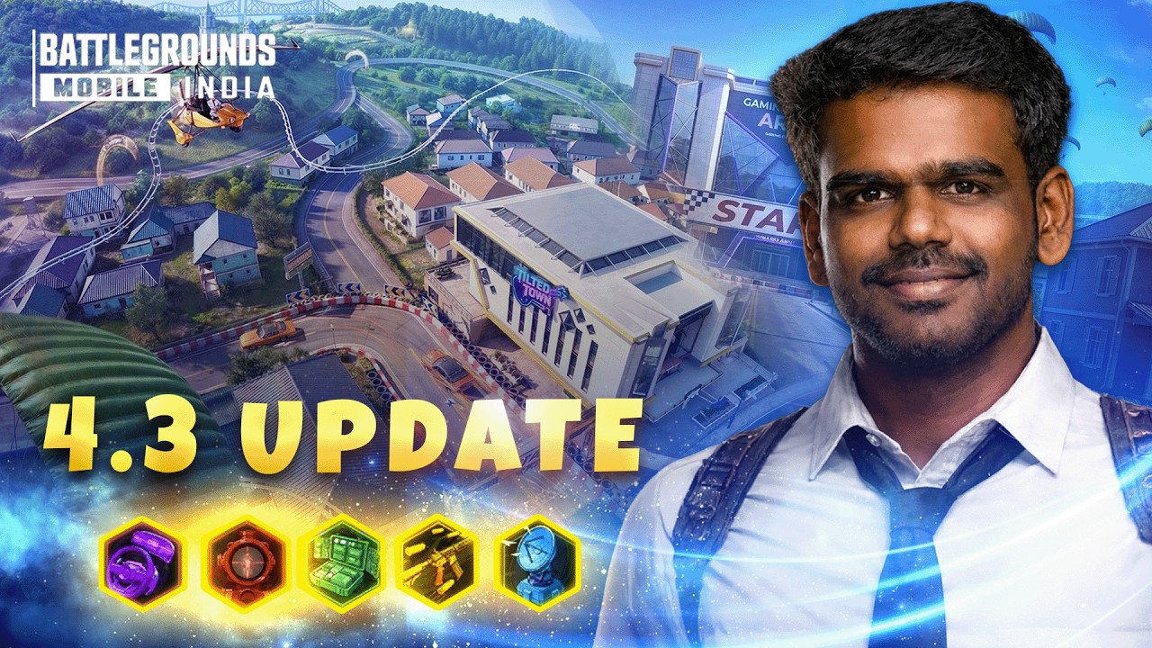 PUBG MOBILE AKA BGMI 4.3 UPDATE HERE ....!