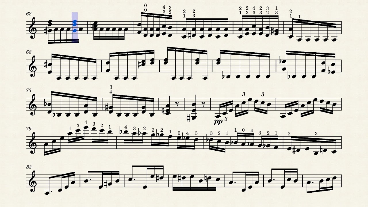 Fuer Elise violin solo by Beethoven - music sheet