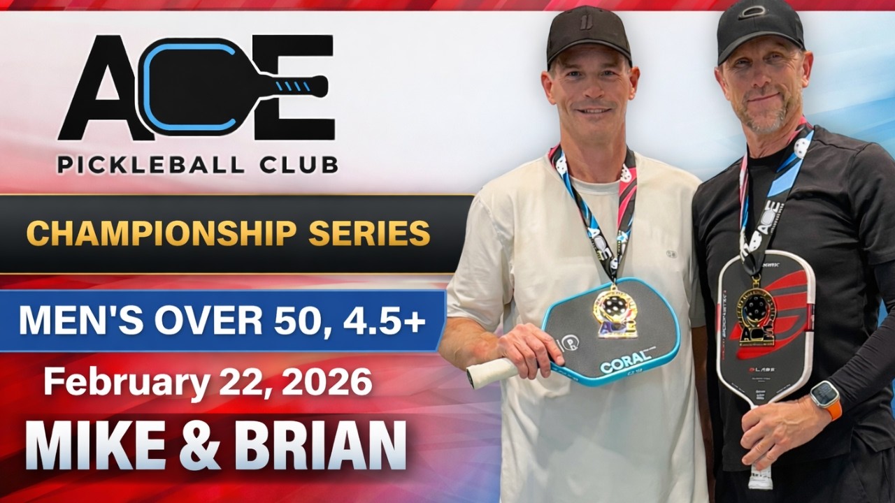 Ace Championship Series - Men's 4.5 Over 50 - Match 1, Game 2