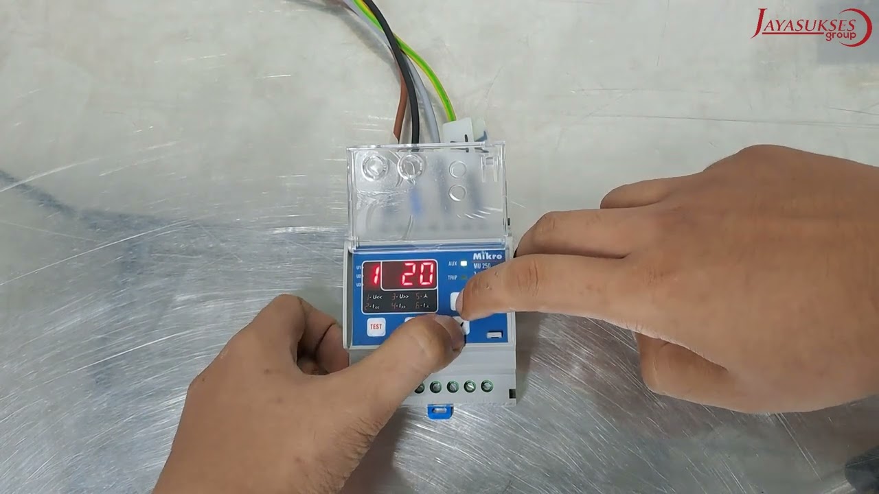 Tutorial Setting Voltage Relay Mikro MU250