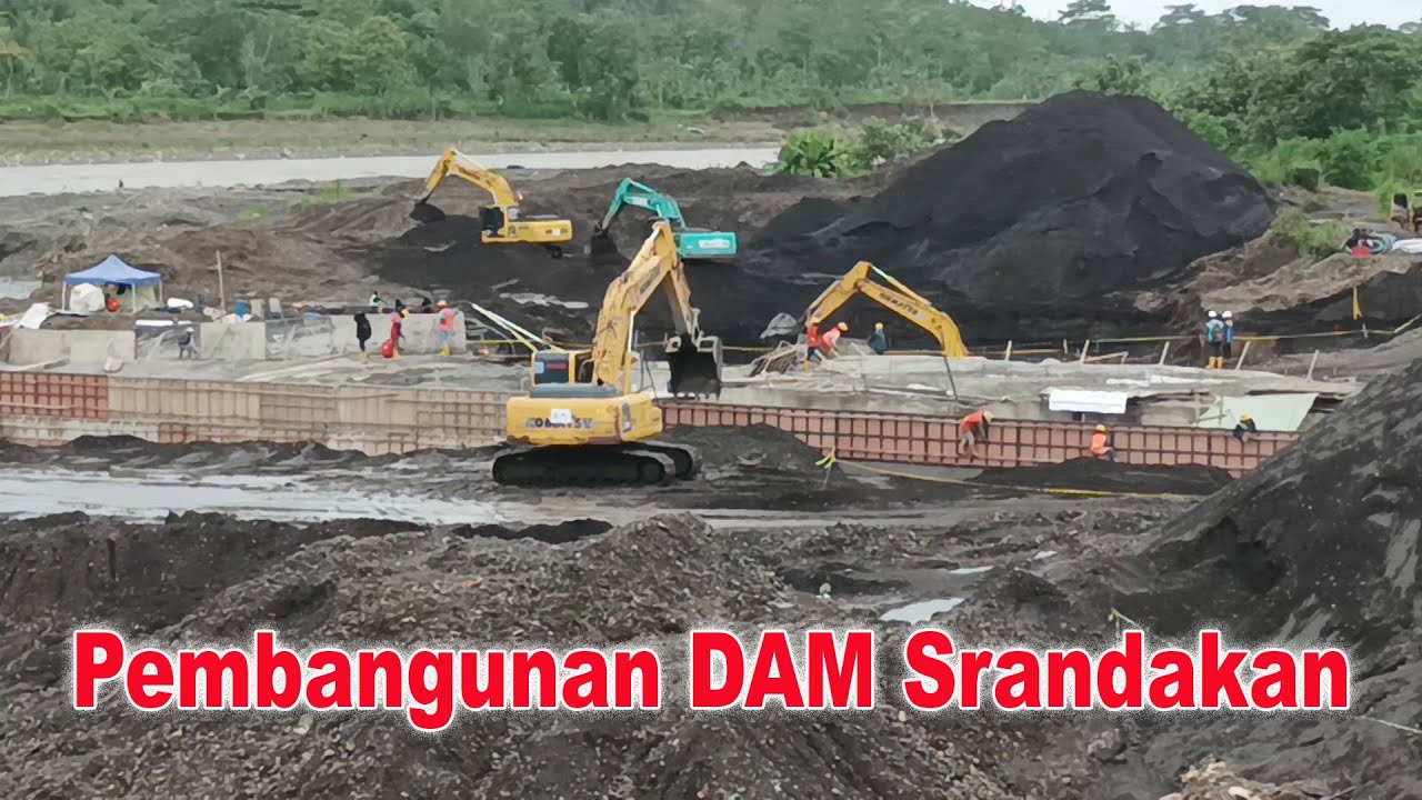 Pembangunan Dam Srandakan Terus Dikebut Di Musim Hujan