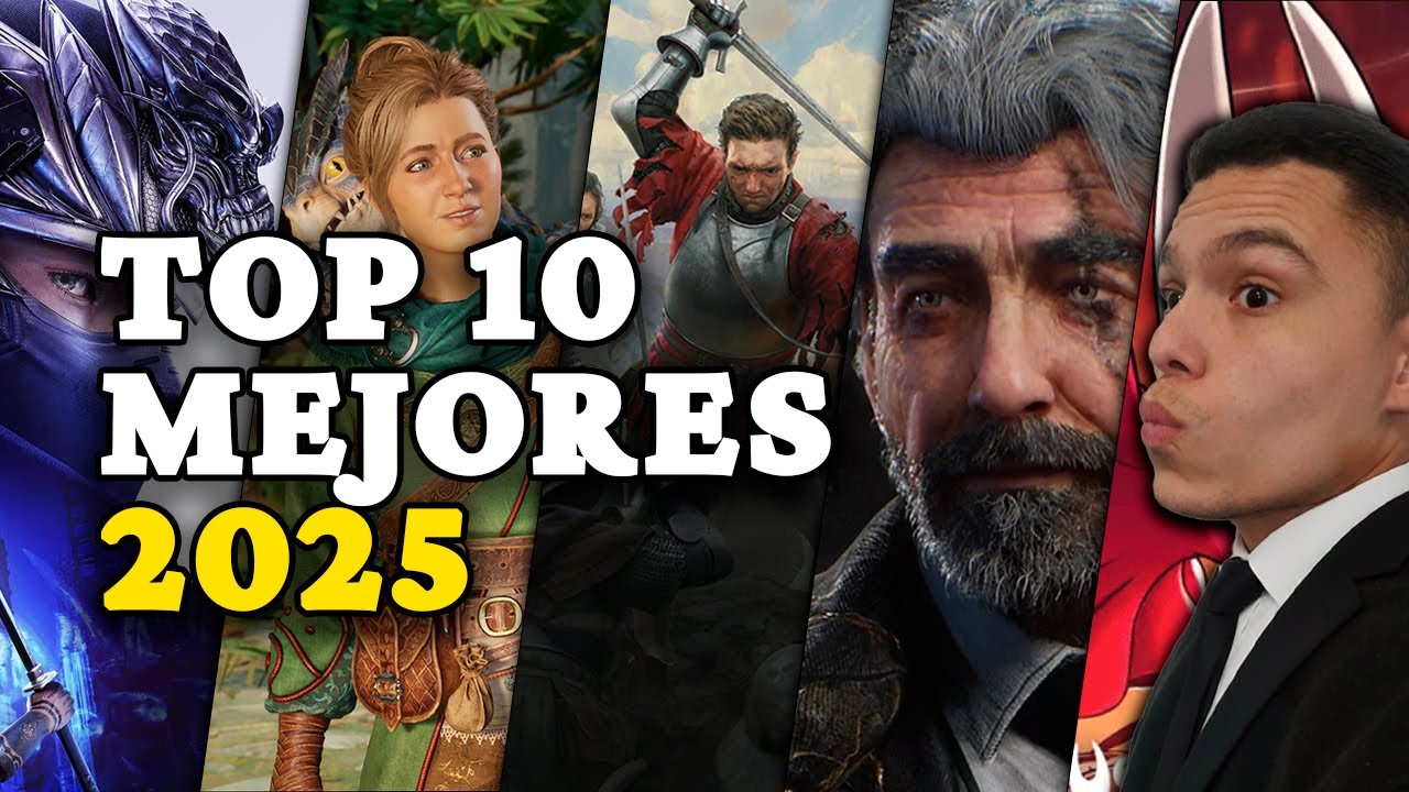 Los 10 MEJORES juegos DE 2025 🏆 Solo para Gamers EXIGENTES