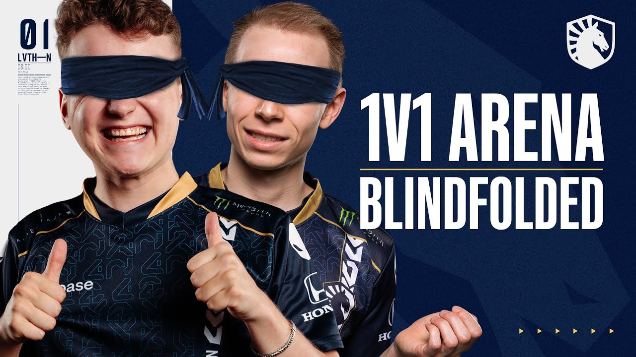 CSGO 1v1's but we're BLINDFOLDED?! (ft. YEKINDAR)