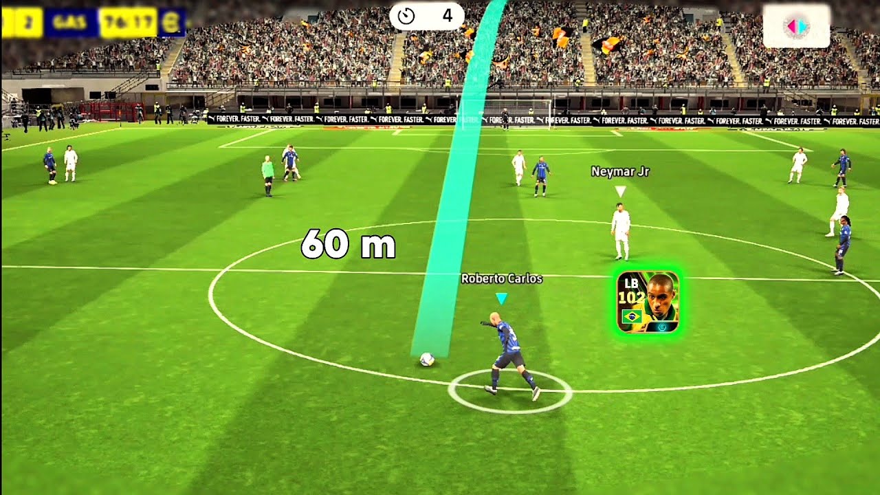 100% Impossible goals that I scored in efootball 😱