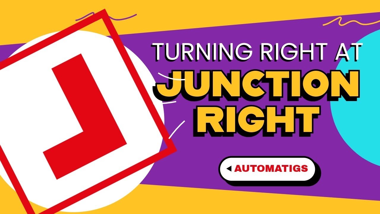 Junctions: Turning RIGHT at a junction #ukdrivingtest
